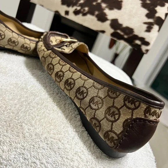 Michael Kors Hamilton Monogram Jacquard Loafers - pre-owned - Picture 11 of 14